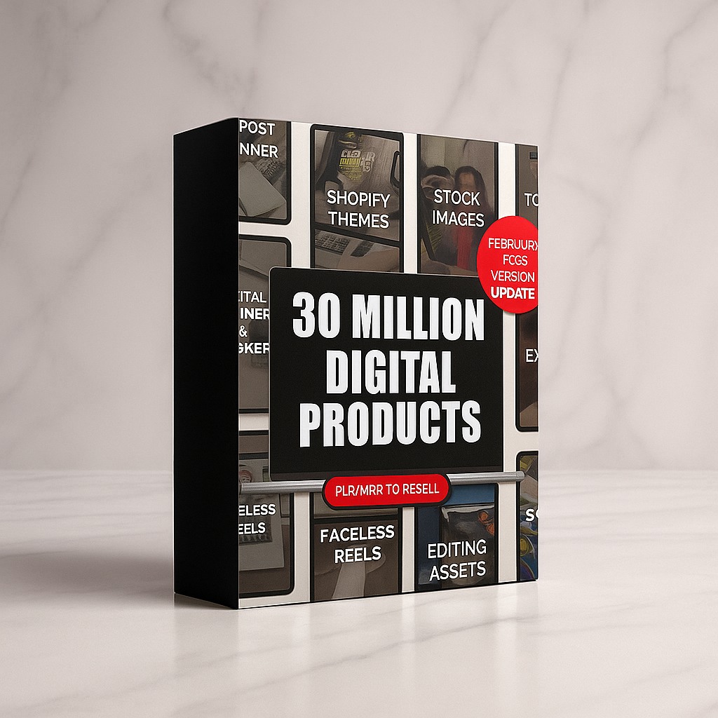 30 Million+ Digital Products Bundle