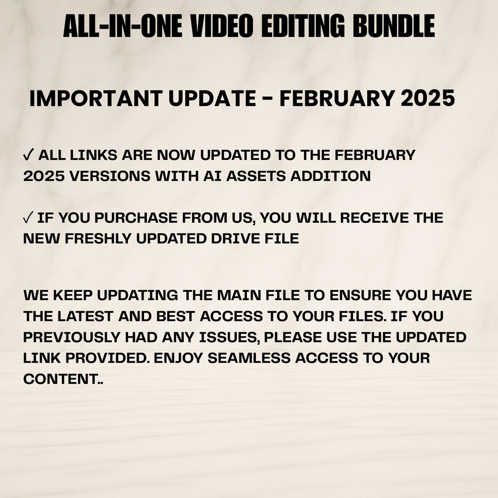 All-in-One Video Editing Bundle