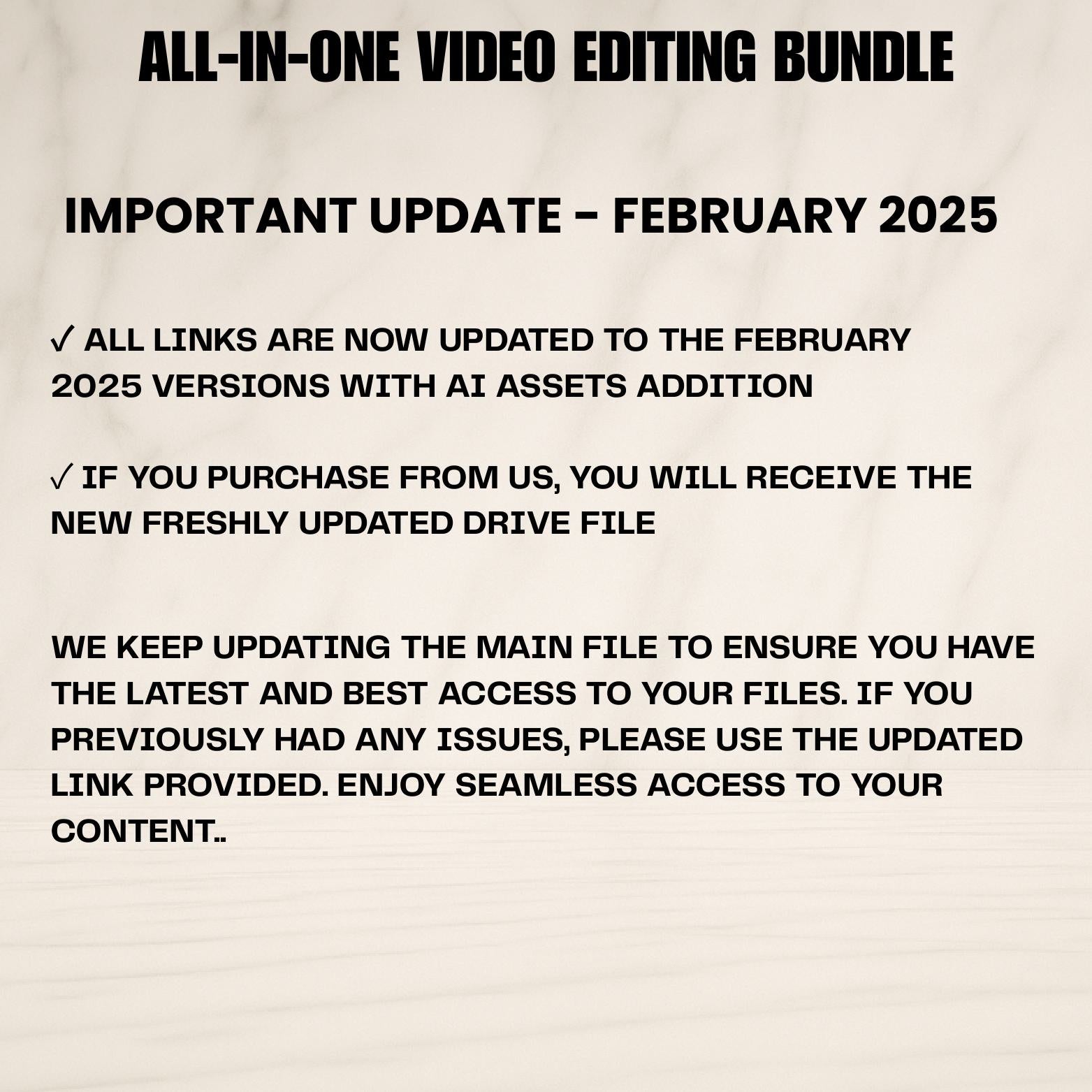 All-in-One Video Editing Bundle