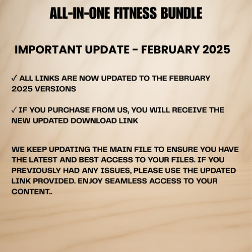 ALL-IN-ONE FITNESS AND DIET BUNDLE