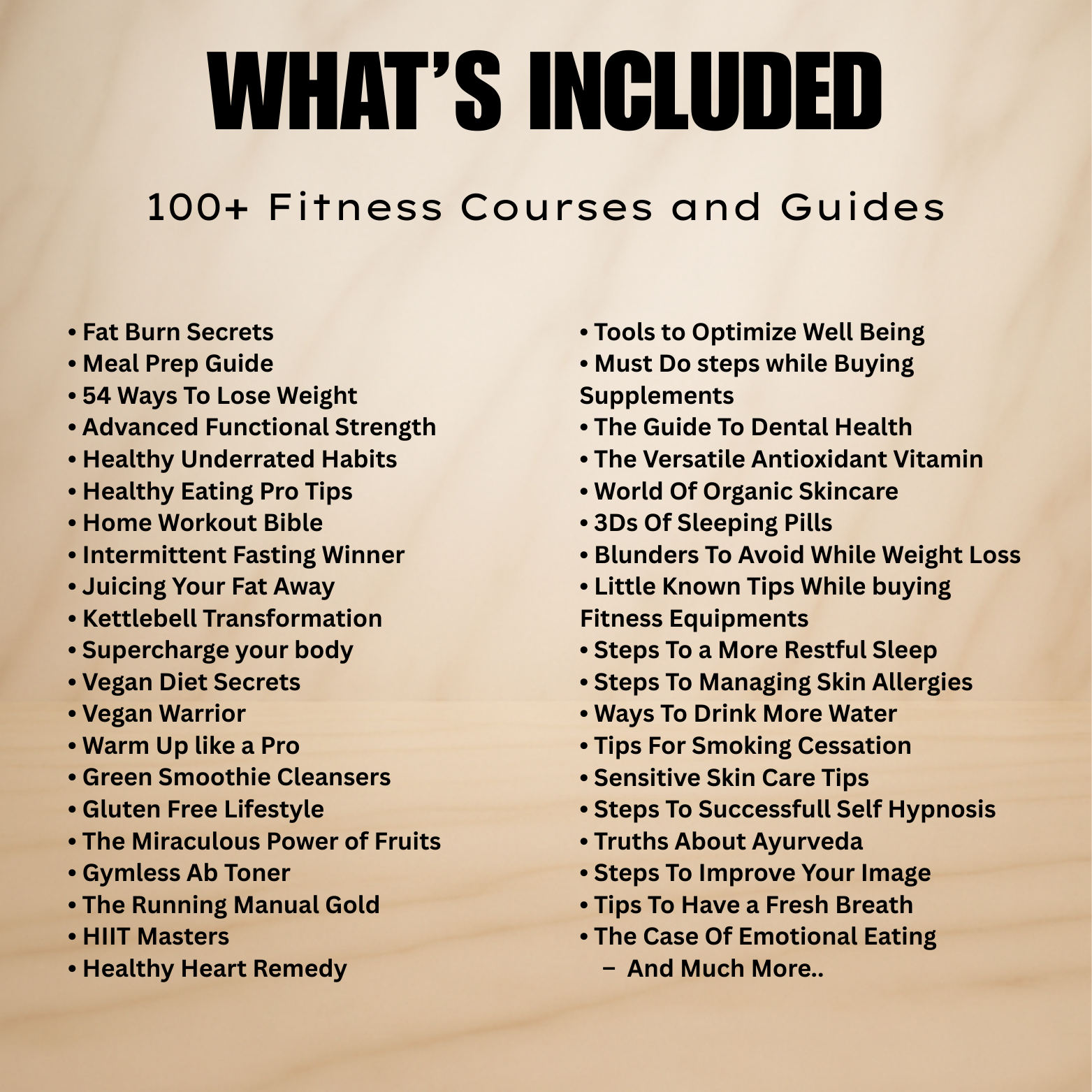 ALL-IN-ONE FITNESS AND DIET BUNDLE