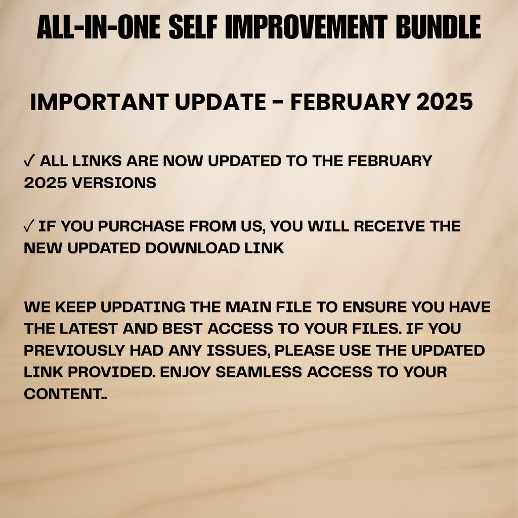 All-In-One Self Improvement Bundle